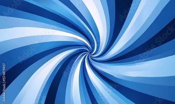 Fototapeta A radiant blue and white starburst pattern featuring dynamic and energetic lines pointing outwards, evoking feelings of excitement and energy in a vibrant