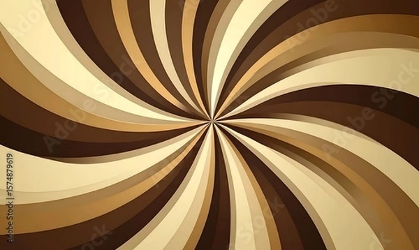 Fototapeta Elegant Swirls: Beige and Black Pattern Creating a Sophisticated Aesthetic