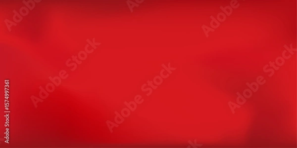 Fototapeta Luxurious Red Satin Fabric Texture with Light and Folds