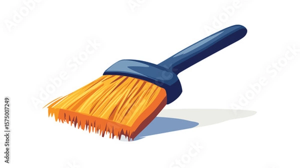 Fototapeta Clean Isolated Flat Vector Brush Icon Illustration for Graphic Design Projects