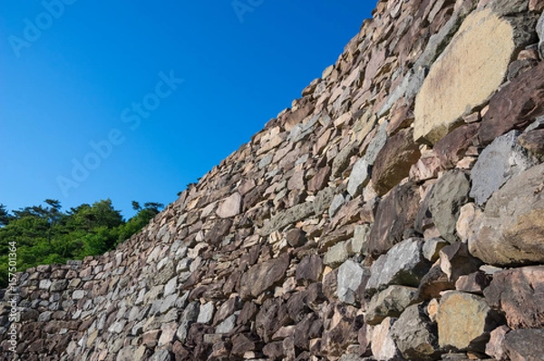 Fototapeta 屋嶋城　城門(香川県高松市屋島)