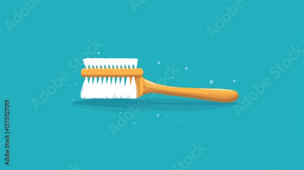 Fototapeta Clean Isolated Flat Vector Brush Icon Illustration for Graphic Design Projects
