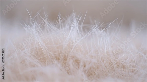 Fototapeta Delicate texture abstract dreamy soft hairs