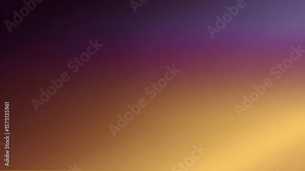 Obraz A vibrant gradient background transitioning from deep purple to warm orange, ideal for digital design