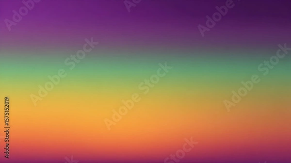 Obraz Vibrant gradient of colors transitioning from purple to orange, evoking a serene sunset atmosphere