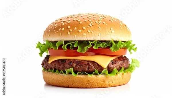 Fototapeta Classic cheeseburger (2)