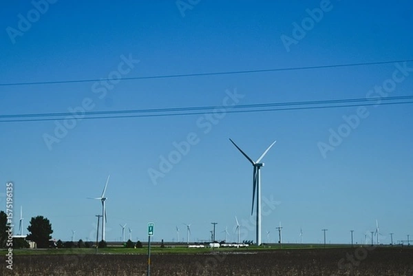 Obraz Wind Turbine Power Farm