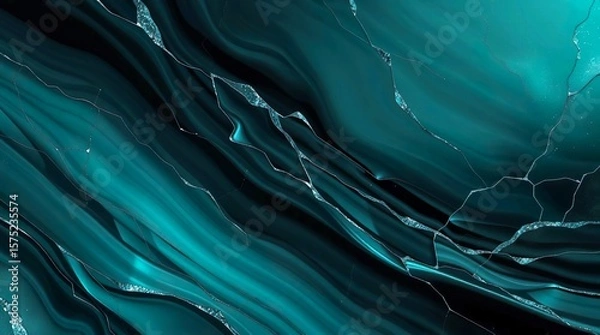 Fototapeta Merge glossy waves
