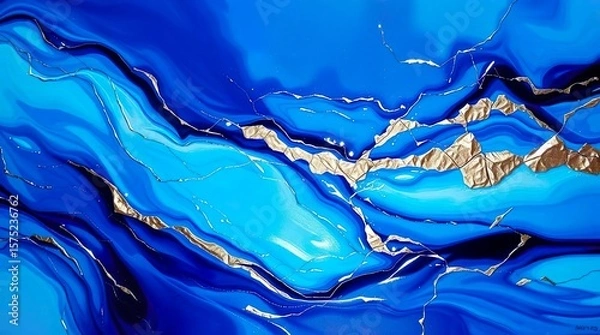 Obraz Merge glossy waves