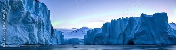 Fototapeta Arctic Wonderland of Ice and Light