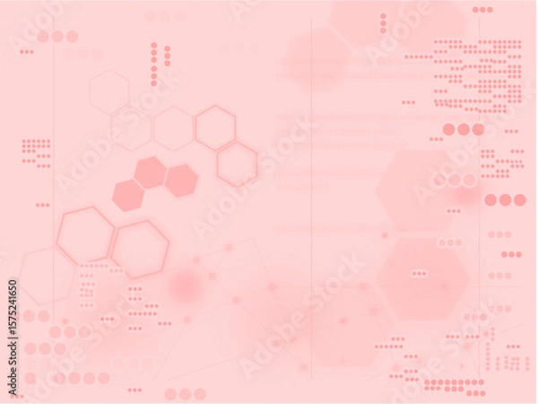 Fototapeta Cyber ​​material_background image_red
