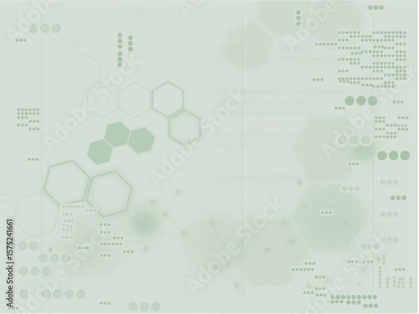Fototapeta Cyber ​​material_background image_green