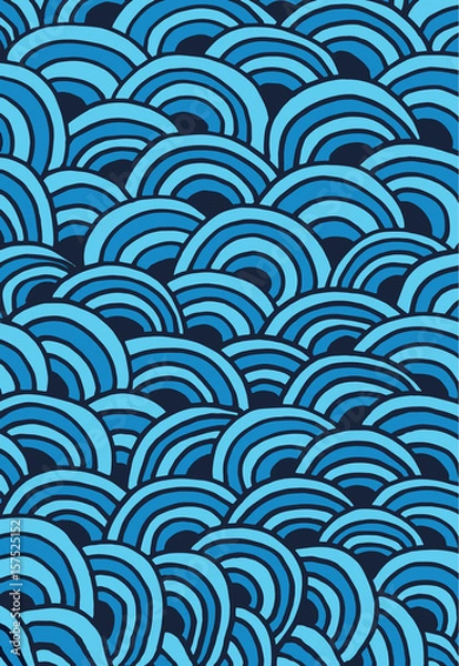 Fototapeta blue pattern