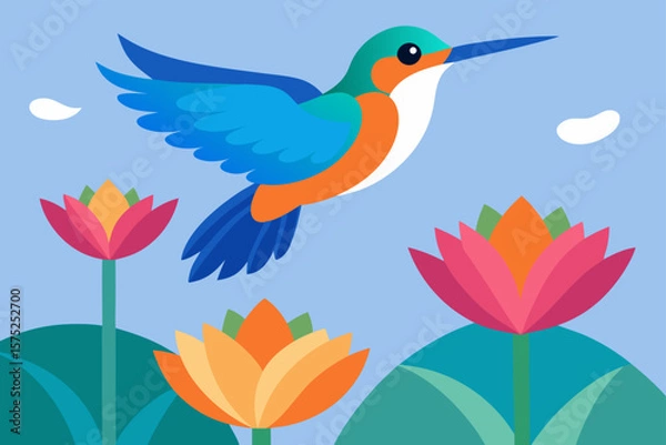 Obraz bird on branch