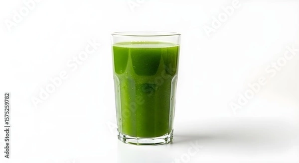 Obraz Fresh Green Juice in a Glass on a White Background
Healthy Green Smoothie or Juice for Detox and Wellness
Vibrant Green Drink for a Clean and Energetic Lifestyle