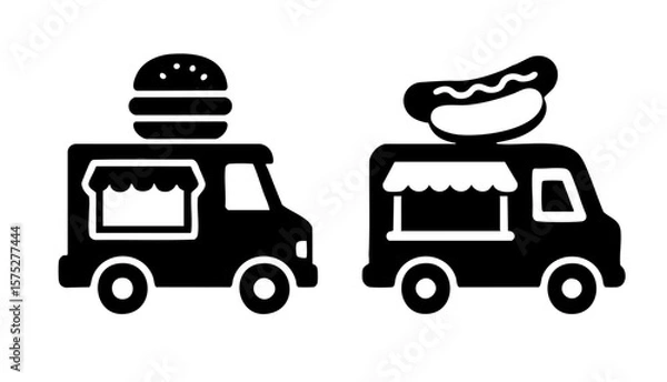Obraz 푸드트럭 아이콘
