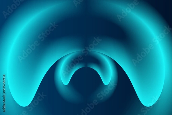 Obraz dark blue abstract silhouette background, technology design elements, internet.
