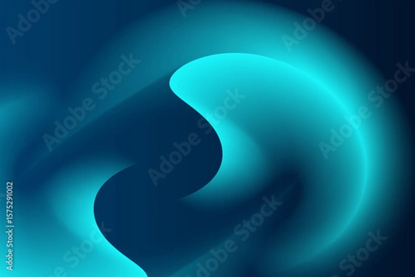 Obraz dark blue abstract silhouette background, technology design elements, internet.