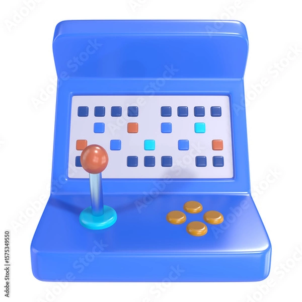 Obraz Arcade 3D Illustration Icon
