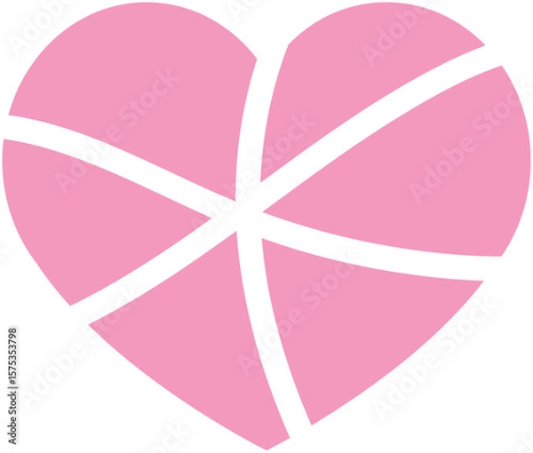 Obraz 하트 귀여운 아이콘 패키지 선물 핑크