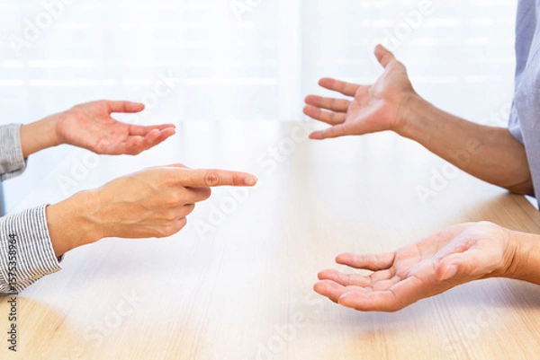 Obraz 口論する男女