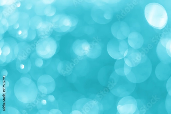 Obraz Bokeh background turquoise