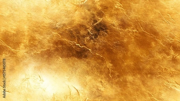 Obraz Detailed gold-toned surface texture.