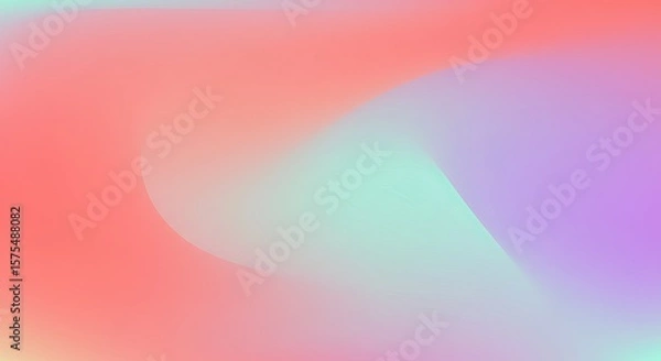Obraz An ethereal swirl of pastel hues creates a dreamy soft atmosphere perfect for meditation and