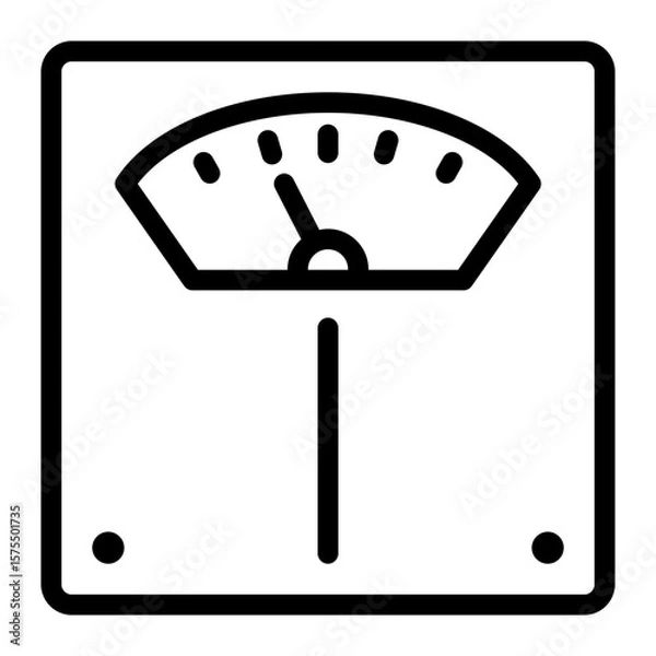 Obraz weight scale icon