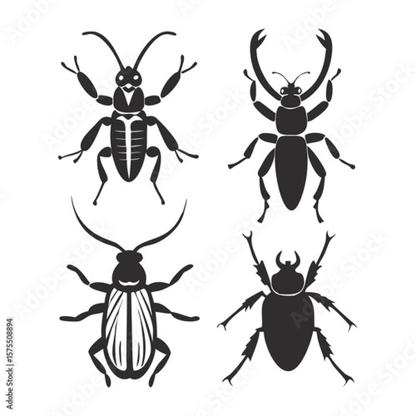 Obraz insect set vector 