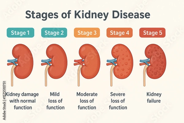 Obraz Stages Kidney Disease