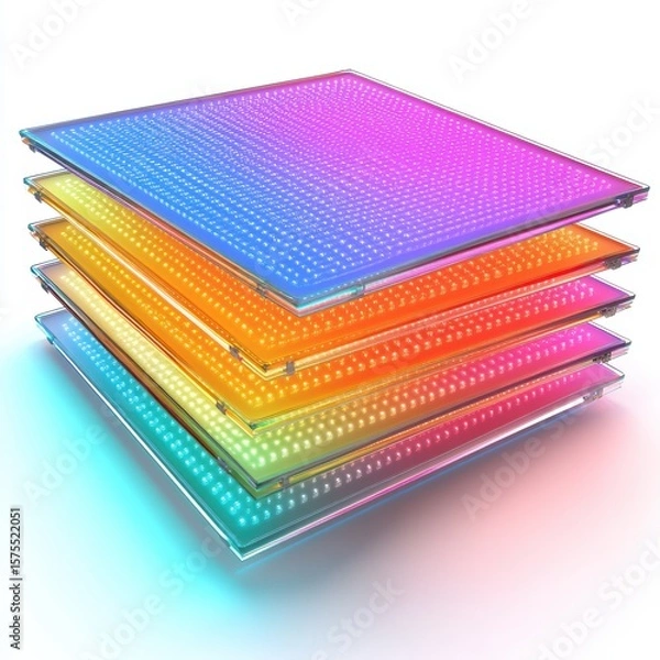 Obraz colored isolated on white background