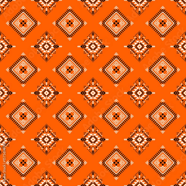 Obraz seamless pattern with geometric shapes