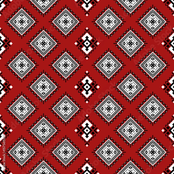 Obraz seamless geometric pattern