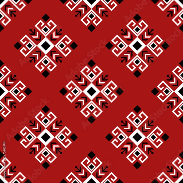 Obraz seamless geometric pattern