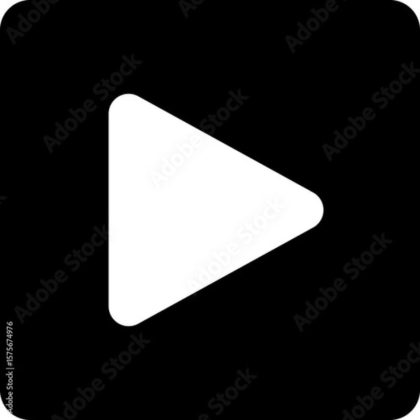 Obraz Play Button Icon Start, Begin, Launch, Initiate, Proceed