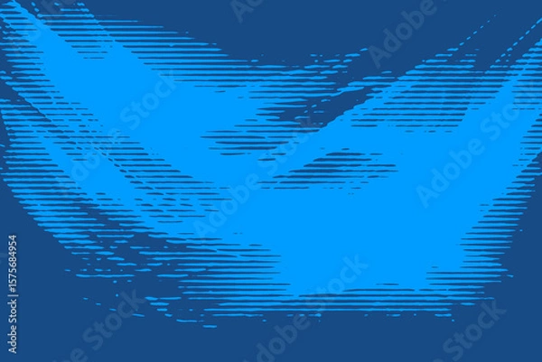 Obraz "A dreamy blue abstract background with ethereal cloud-like textures, glowing light accents, and soft watercolor blends for calming digital art."

