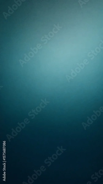 Fototapeta Calm teal to turquoise gradient digital background minimalist abstract design soft texture for website & mobile wallpaper