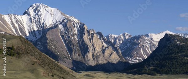 Fototapeta Mount Corruption and the Lost River Range