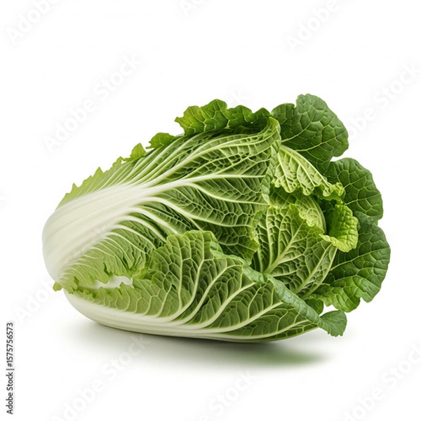 Fototapeta cabbage isolated on white background