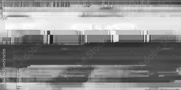 Fototapeta Fine grey digital noise texture, subtle glitch effect static overlay element isolated transparent background, PNG cutout. Add grit or retro feel to digital designs and graphic art projects.