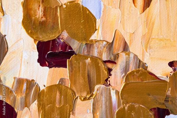 Obraz abstract painting, brushstroke closeup, art, creative, canvas