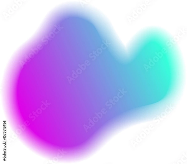Fototapeta Abstract Green Blue Gradient Serene Ocean Vibes, Fluid Aqua Mesh, Dreamy Blended Hues. Soft Light Blob, Aura Gradation, Vibrant Multicolor Waves for Modern Digital Art & Calming Decor.