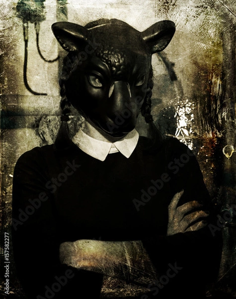 Fototapeta Das schwarze Schaf