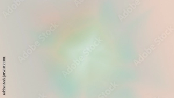 Obraz Soft Pastel Gradient Background, Subtle Mint, Peach and  Beige Blend
