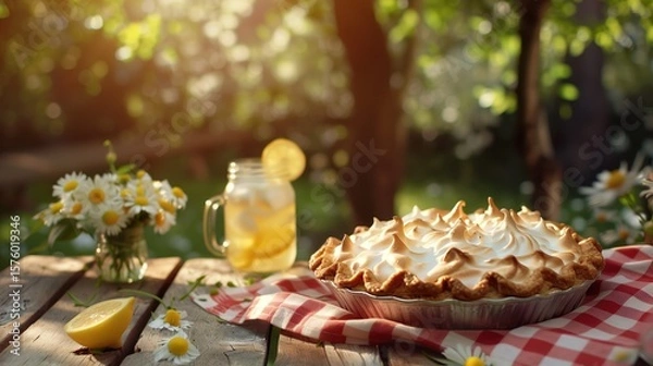 Fototapeta National Lemon Meringue Pie Day