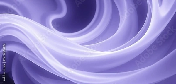 Fototapeta Subtle lavender swirls, ethereal and smooth, like a silken cloud,  shade,  gradient