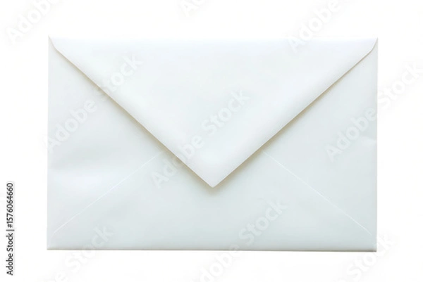 Obraz White envelope isolated on transparent background isolated on a transparent background