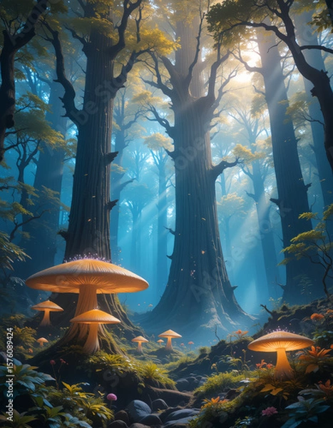 Obraz autumn in the forest