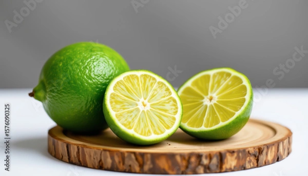 Fototapeta a close up of desert lime, full body, realistic images, centered composition